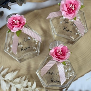 Wedding Pearl design cologne gift in spray glass bottle- Bridesmaid Gift, Wedding Gift, Nikkah gift, elegant wedding