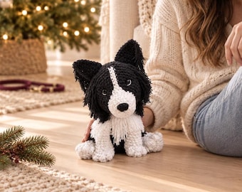 New Dog Owner Christmas Present Personalized Puppy Plush Custom Stuffed Animal First Holiday Adoption Keepsake Handmade Cotton From Photo