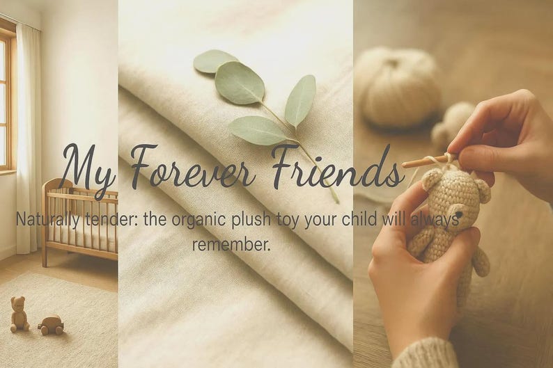 Artisan organic cotton plush brand with handmade sustainable baby gifts