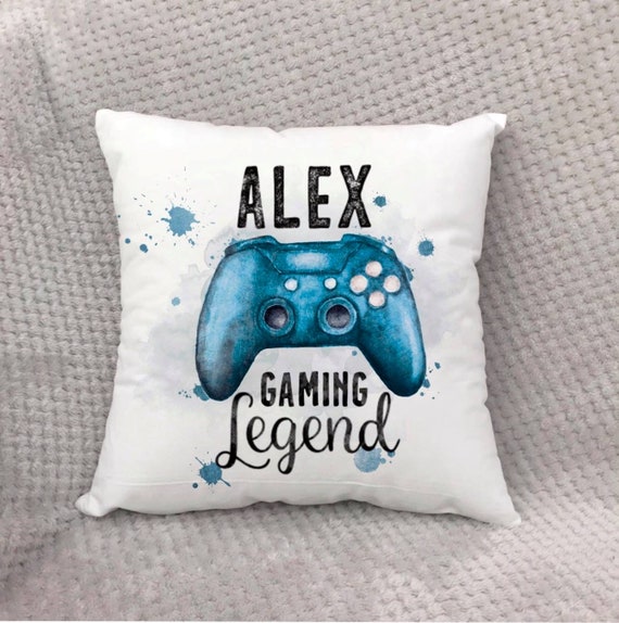 Personalised Cushion Gaming Cushion Gifts for Teenagers Boys Men Gaming  Room Accessories Console Controller Gaming Gift Birthday 