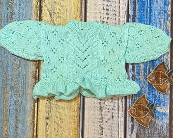 Lace Jumper with Frill