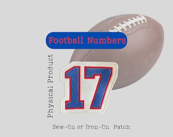 Embroidered 17 Patch, Buffalo Away Jersey, White