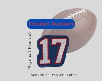 17 patch, Embroidered Sew on or iron on, football, fan, Buffalo, Allen