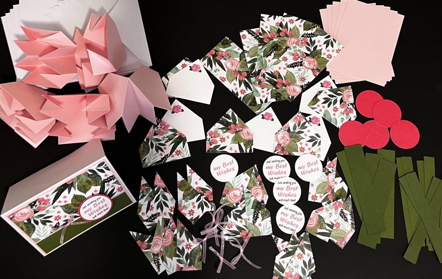 DIY Inside Explosion Card Kit, Birthday Card, Friendship , Thank You - Etsy