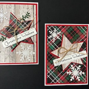 Kit de cartes Xmas Country Star, cartes de voeux de Noël, avec option d'insertion de carte-cadeau image 9