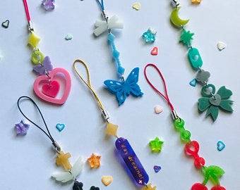 Customizable Stack Phone Charms | Trendy Phone Charms | Phone Accessories | Aesthetic Charms | Keychains | Resin Charms | Cute resin charms