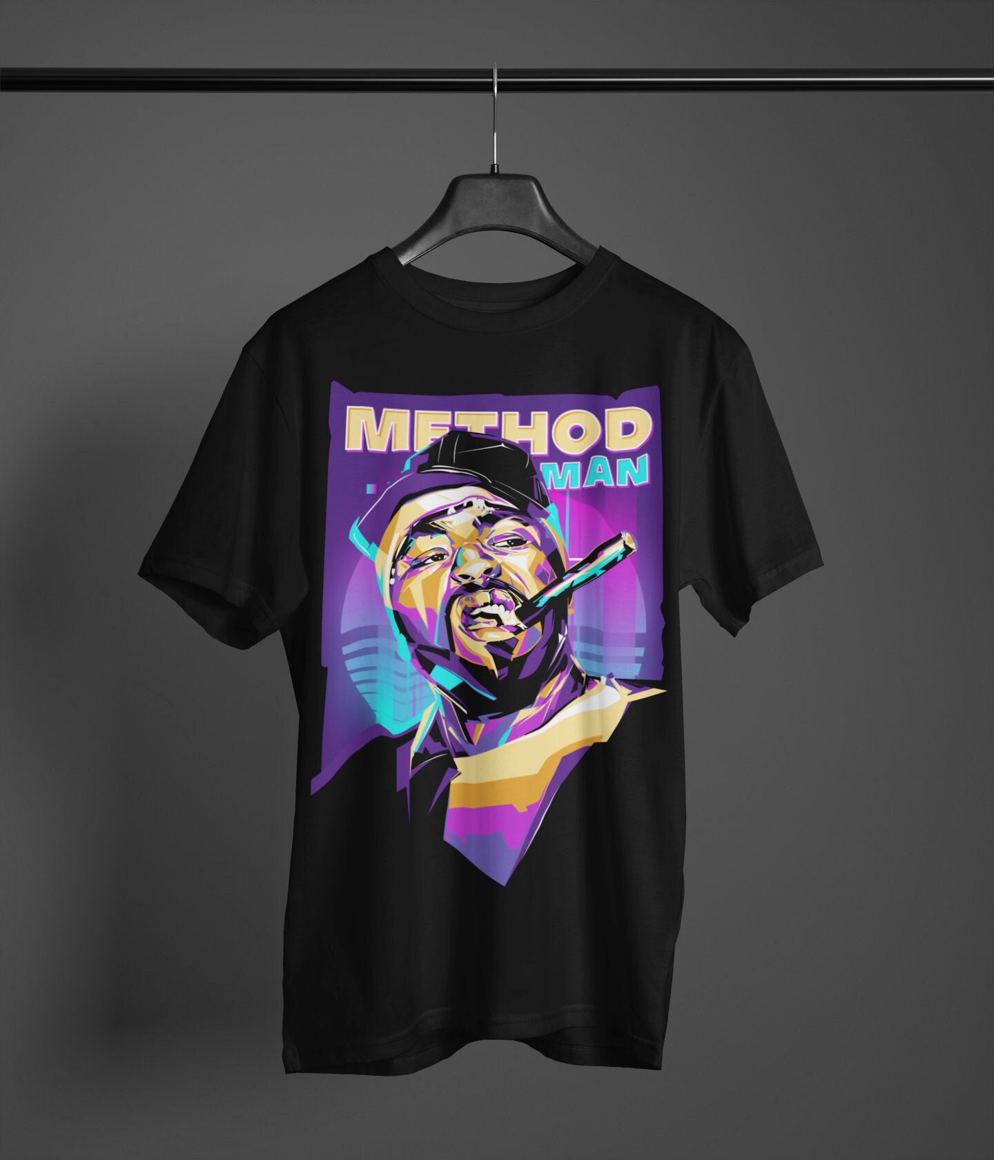 Method Man Rap Tee Methon Man T-shirt 