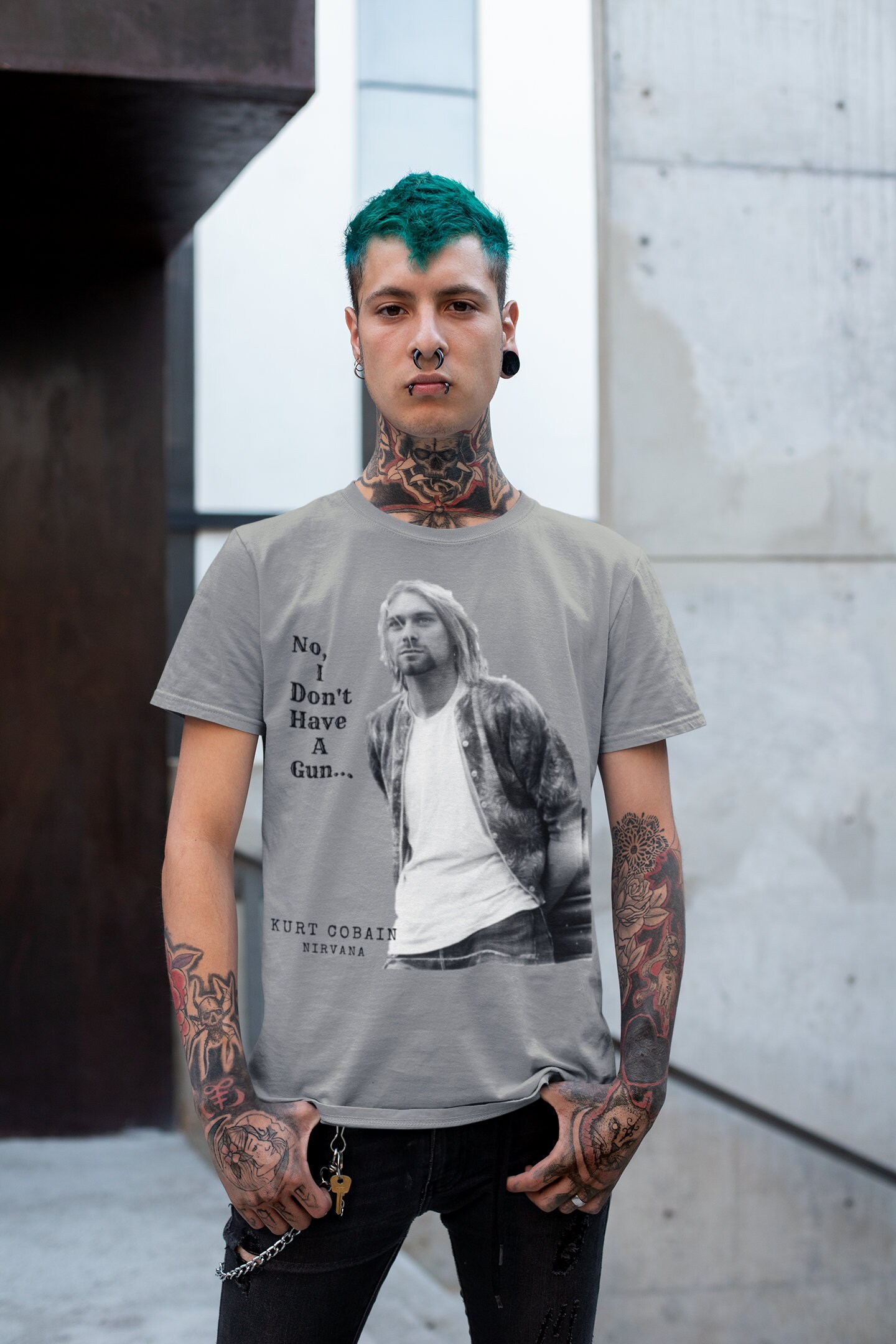 Kurt Cobain Music Tshirt Nirvana Come 