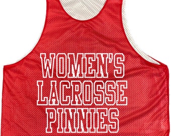 Women's Lacrosse pinnies    12 Pcs Minimum order. Screen printed on Both front.
