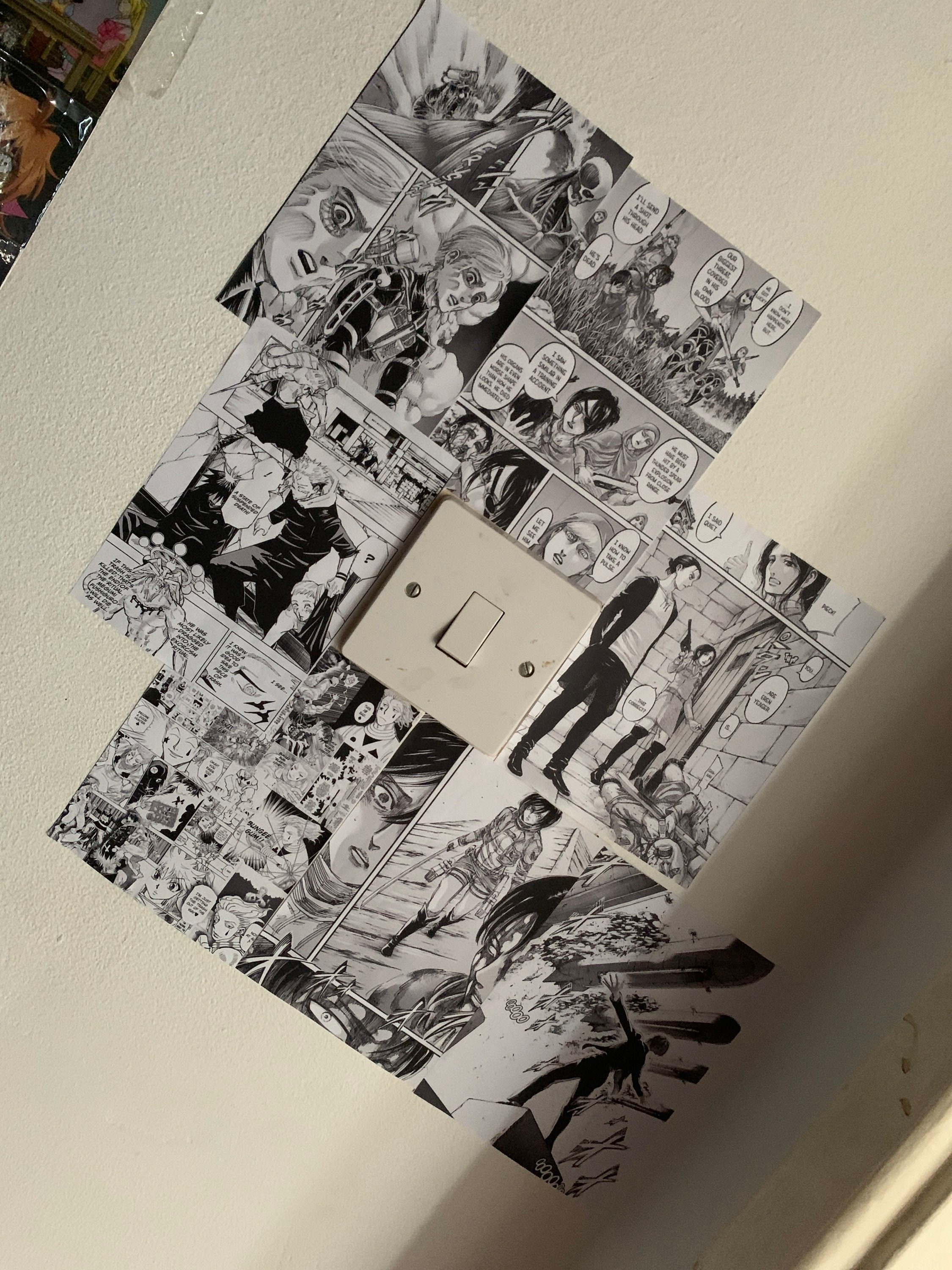 I Want To Be A Wall Manga A5 photo sized manga panels wall collage pictures manga | Etsy