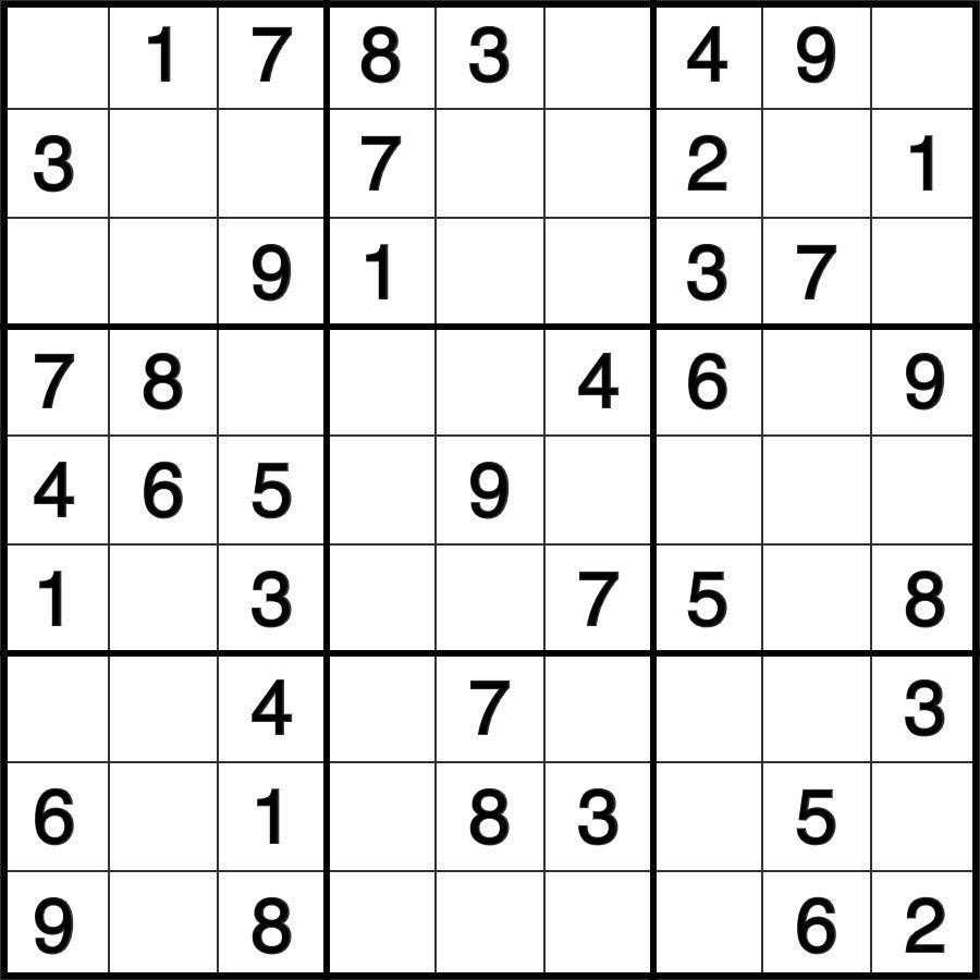 5 easy sudoku puzzles sudoku printable digital download pdf etsy norway