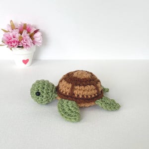 Turtle ,Crochet turtle ,Stuffed animal , Amigurumi turtle .