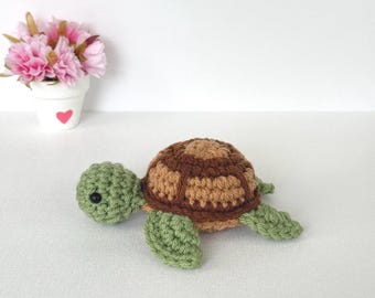 Crochet Turtle,Stuffed Animal, Desk Pet,Under the Sea animal ,Aquatic .
