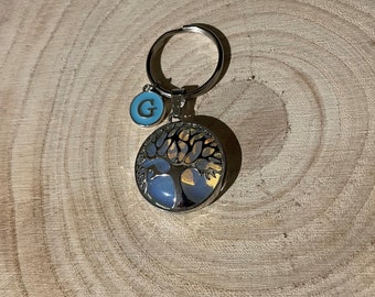 Opalite Tree of Life Keyring