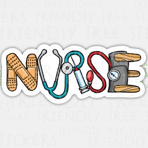 3&quot; Nurse Life Sticker: Waterproof Medical Decal