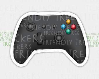 3" Game Controller Sticker: Waterproof Vinyl Gamer Decal - 326