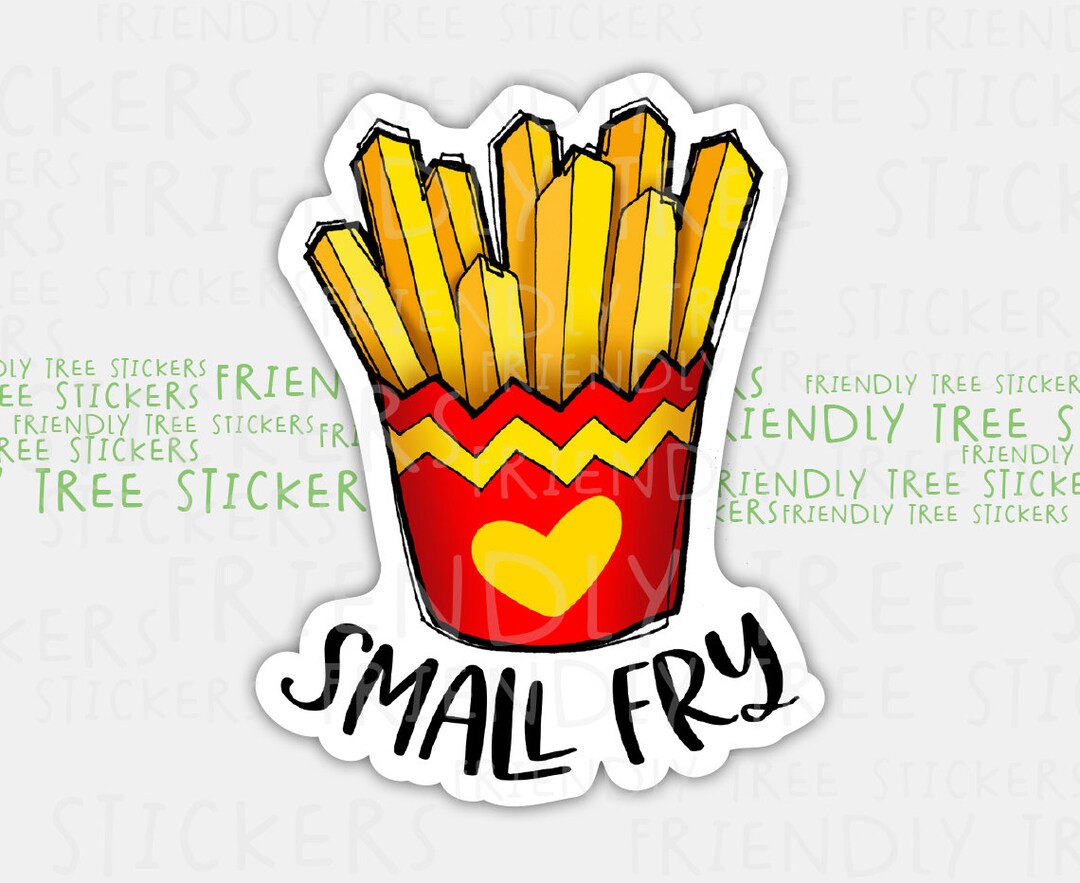 Small Fry Sticker: Hand-drawn Waterproof Vinyl (3