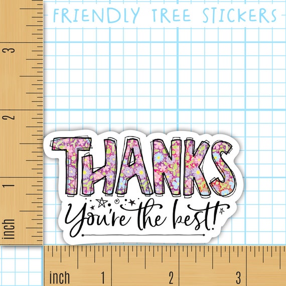 Thank You Sticker (Style 3)