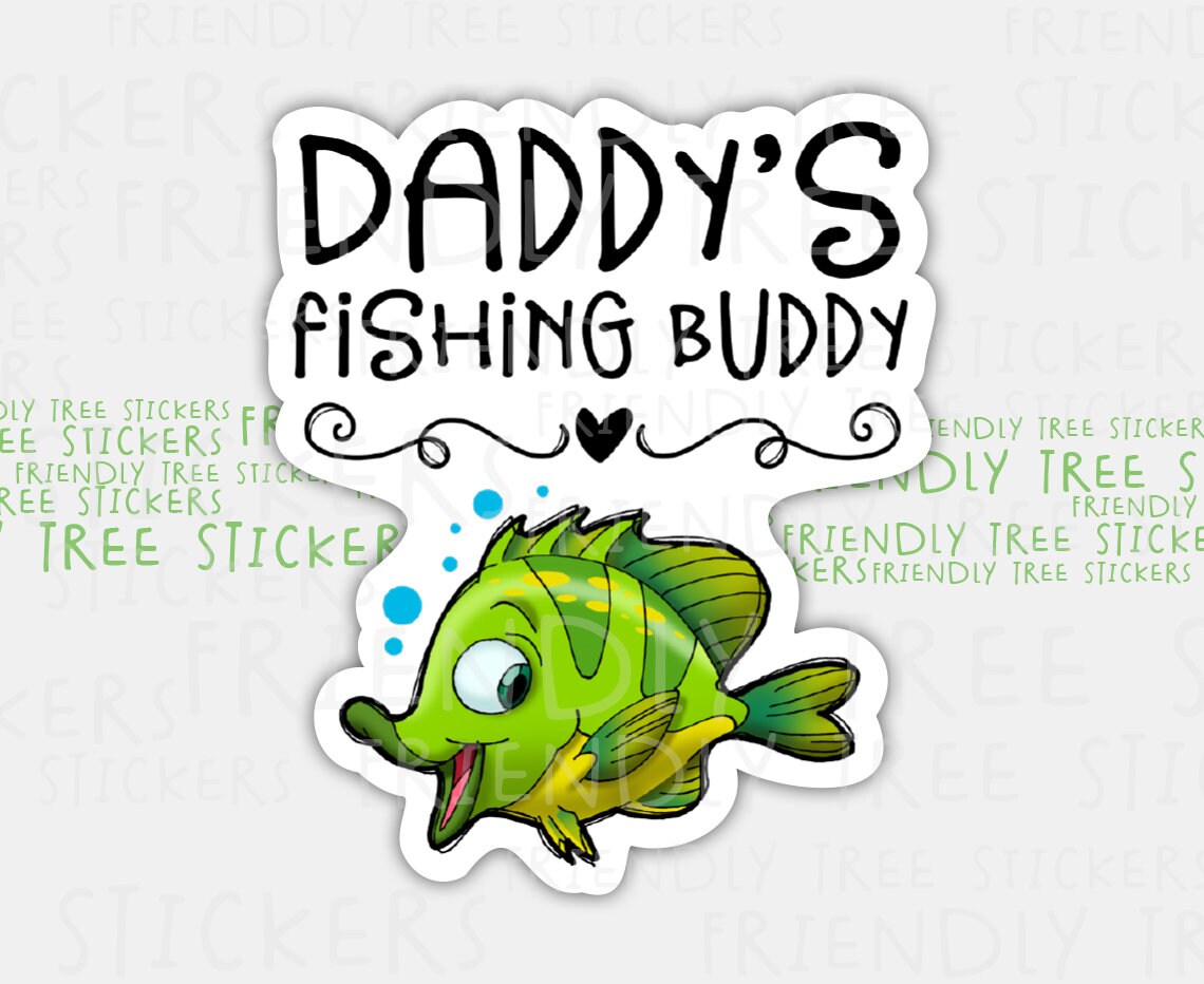 Daddys Fishing Buddy Svg 