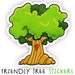 Friendly Tree Stickers