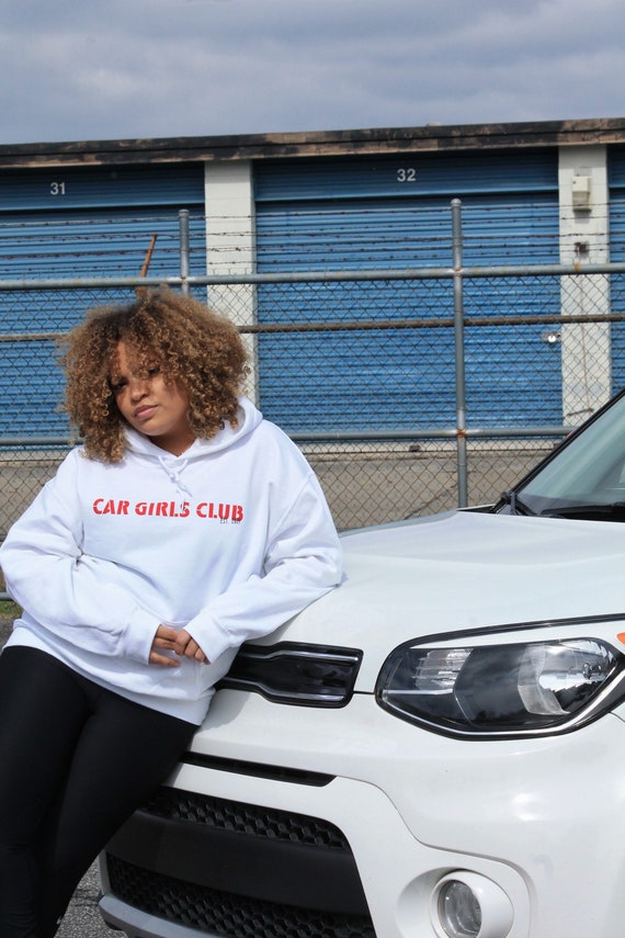 Car girl hoodie sale