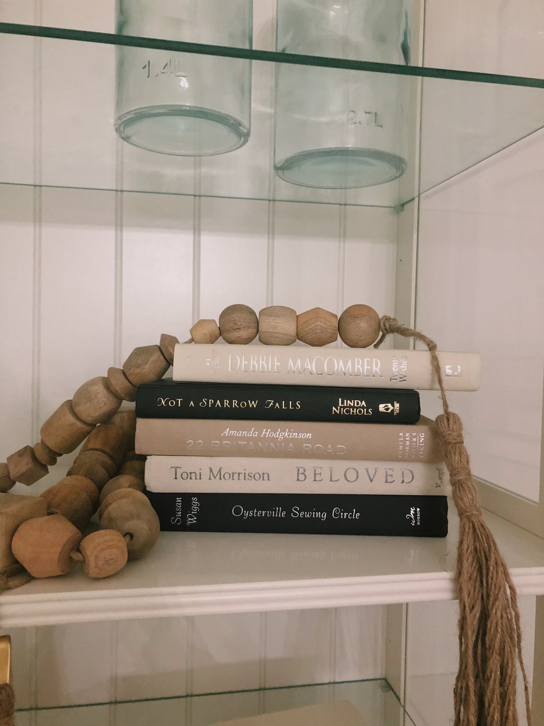 Decorative Tan Books Shelf Styling Decorative Books Coffee Etsy