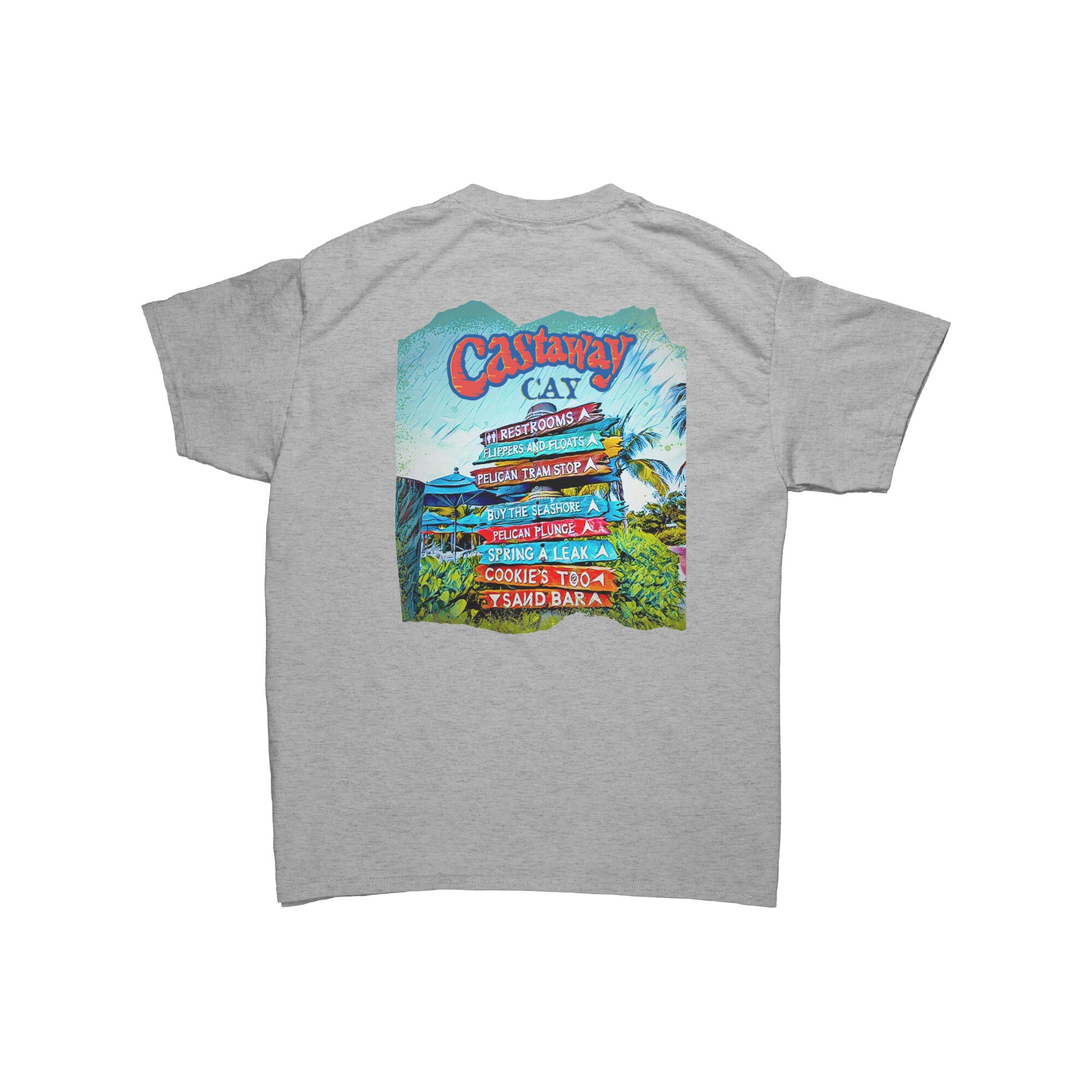 ディズニークルーズライン Castaway Cay 限定 半袖Tシャツ S Disney Cruise Castaway Cay Tee Shirt - Etsy