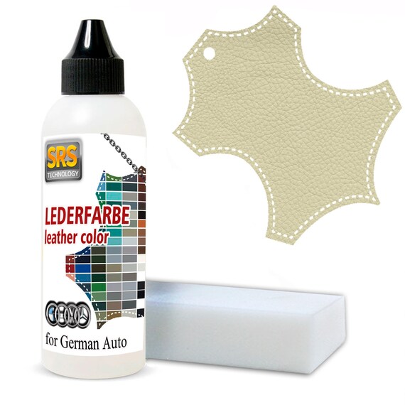 Smart Color Leather Paint For BMW Dakota Ivory White – Repair & Refinish Set | Made In Germany