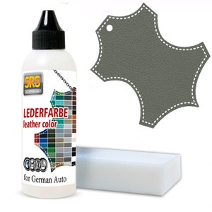 Leather color for BMW Dakota grey60 Leather repair leather color for leather and imitation leather. 100 ml. Leather color. Leather repair.