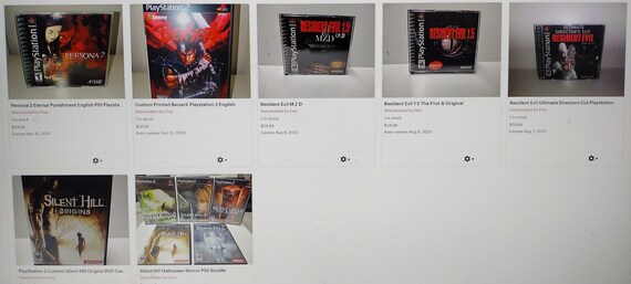 Custom Printed Namco X Capcom Playstation 2 English - Etsy