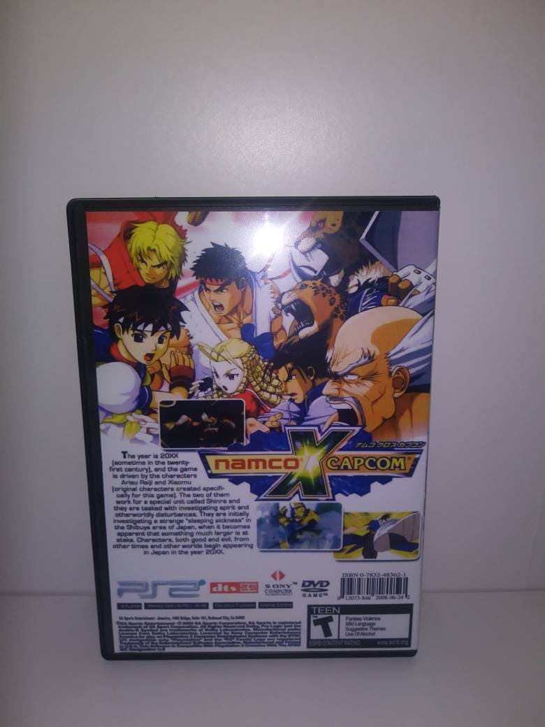 Custom Printed Namco X Capcom Playstation 2 English - Etsy