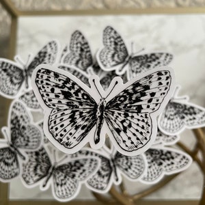 Clear Butterfly Sticker