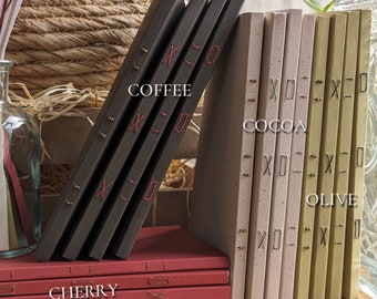 A6 PAIR of Handmade Booklets | Mix&Match Lined, Blank, Grid, Dot Grid | Travellers Notebook Refill Inserts | Natures Blend | Double Pamphlet