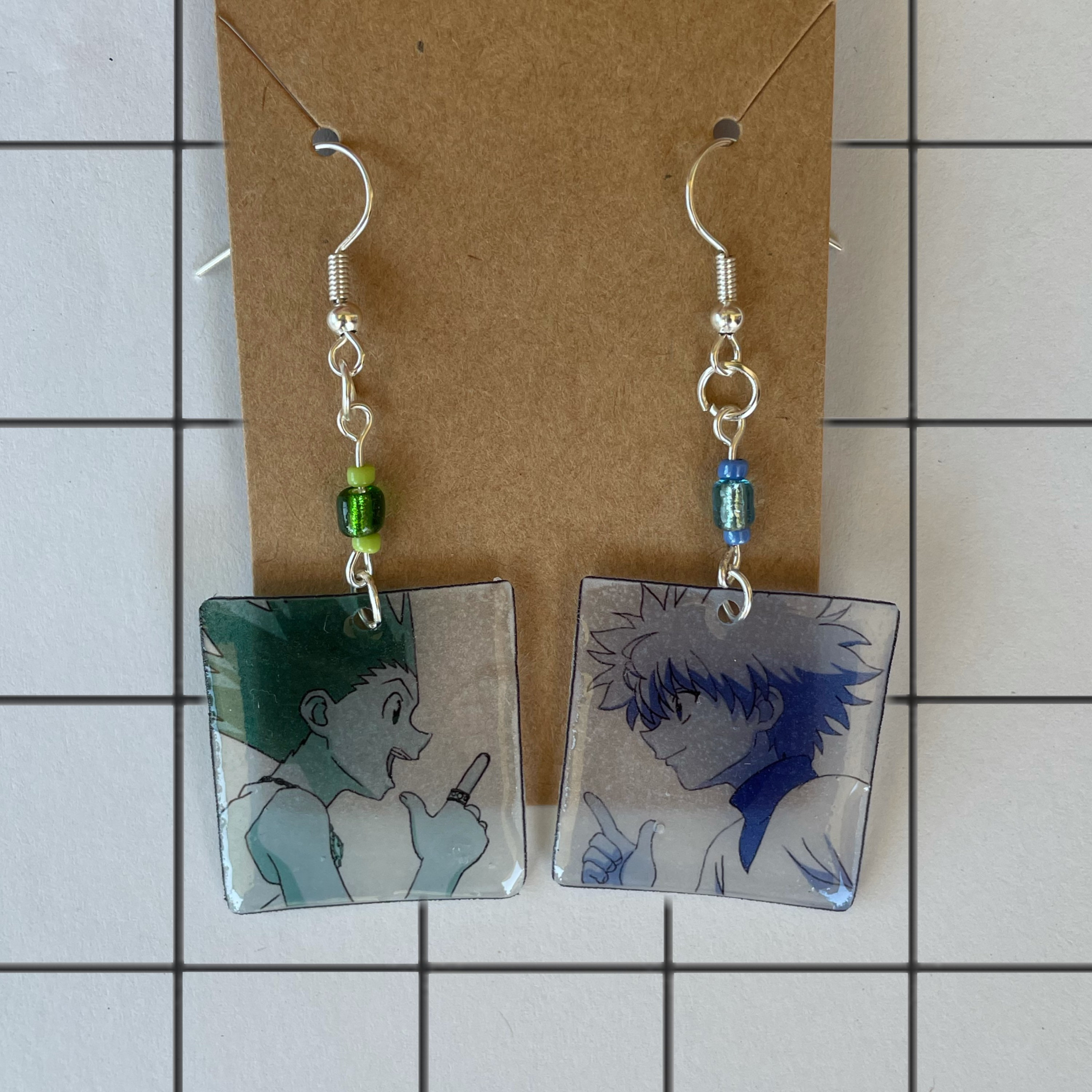 GON x KILLUA EARRINGS HunterxHunter Handmade Anime Earrings Etsy