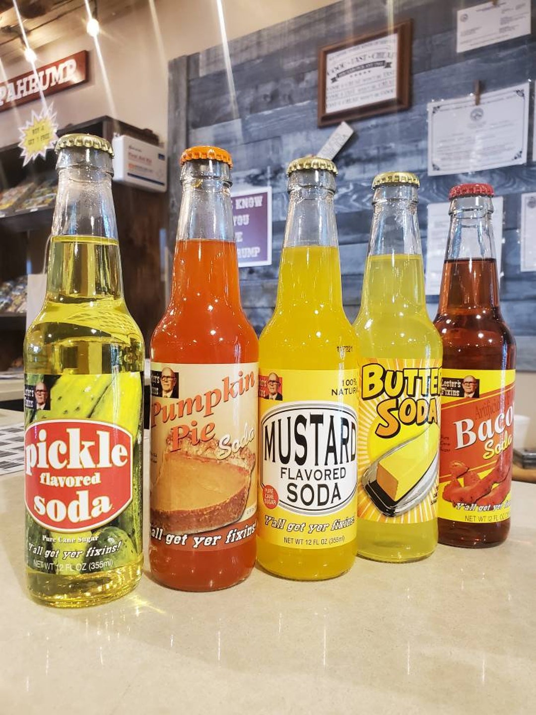 Pack of 5 Unique Soda Pops. Etsy