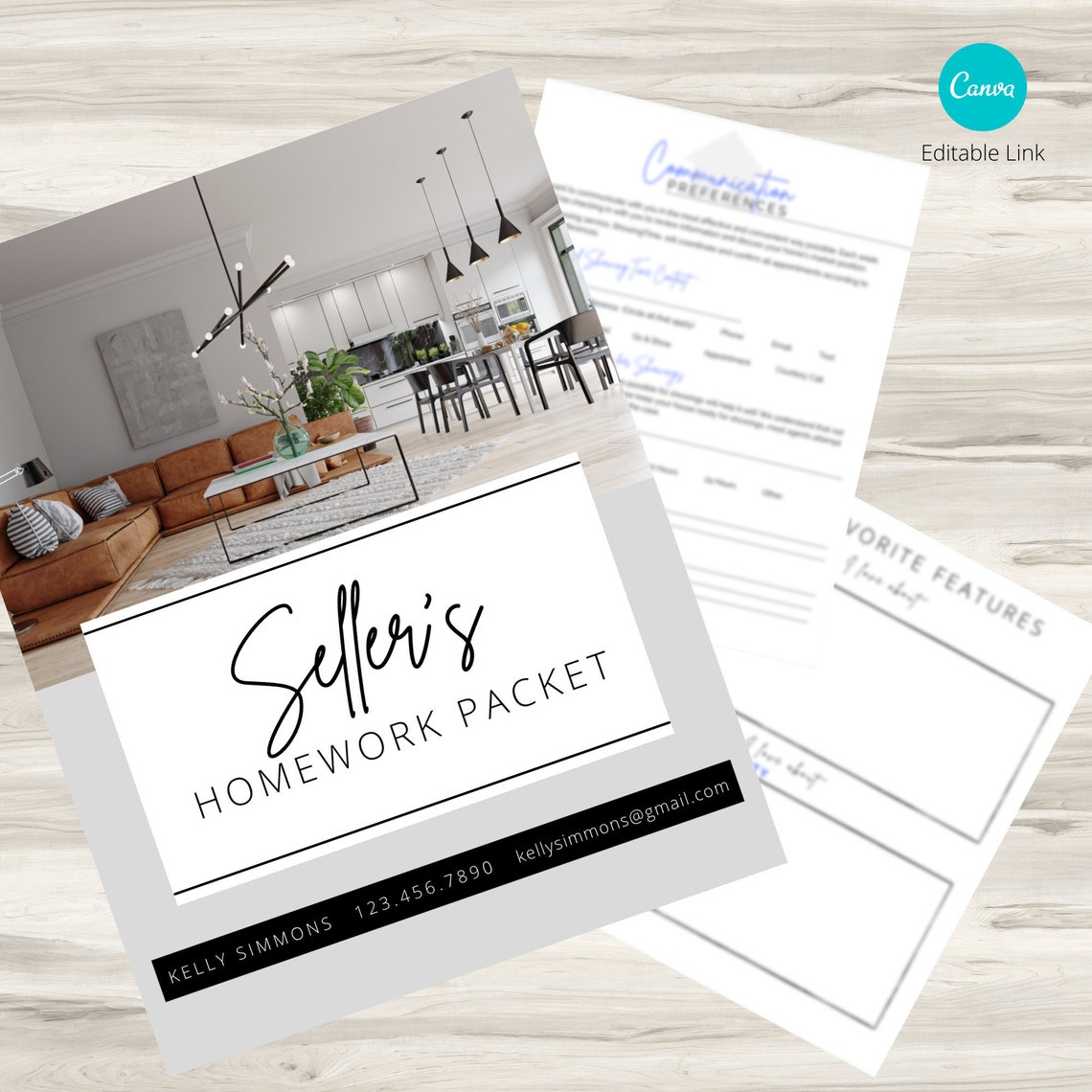 Real Estate Seller's Packet Seller Homework Packet Home | Etsy