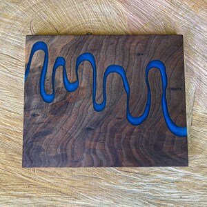 River bends charcuterie board