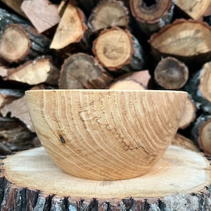 Spalted ash bowl