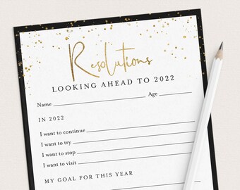 New Year Printable | Etsy
