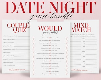 Couples Games Printable Date Night Games for Adults Couples Quiz Marriage Games for Couples Night Digital Download Couple Game Bundle MB2