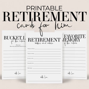 Auguri e consigli per la festa di pensionamento per i pensionati Giochi di pensionamento stampabili per uomini Schede di lista dei desideri per i pensionati Idee per feste di colleghi Office MB2