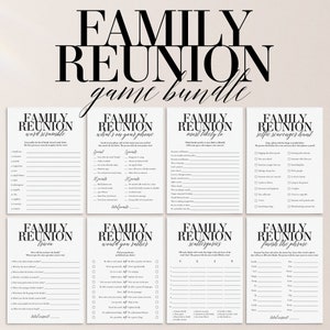 Family Reunion Games Printable Family Reunion Party Ideas Modern Family Gathering Game Night Family Party Icebreakers Family Quiz Games MB2