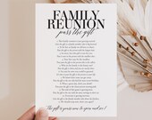 Pass The Gift Game for Family Reunion Printable Pass The Present Game Fun Family Reunion Party Game Families Summer BBQ Game for Groups MB2