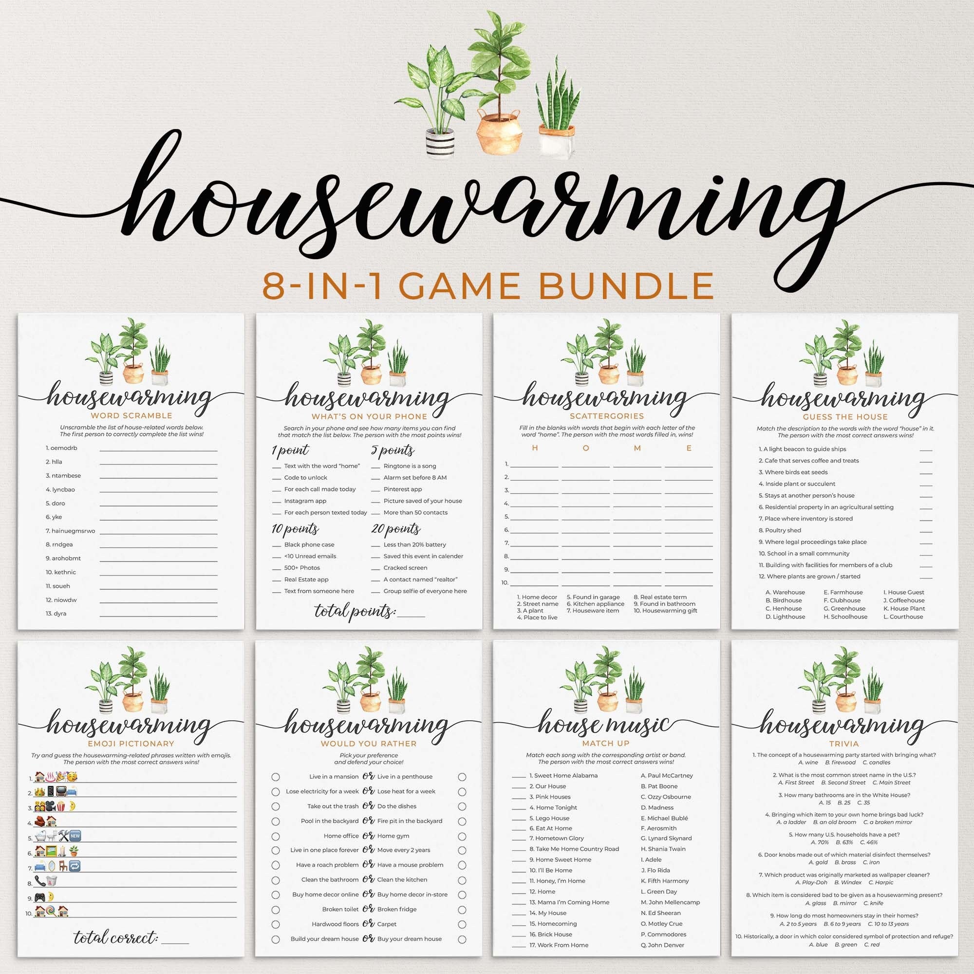 housewarming-party-games-printable-housewarming-games-greenery-new-house-party-game-bundle-new-homeowner-games-new-apartment-party-ideas-pl1-etsy