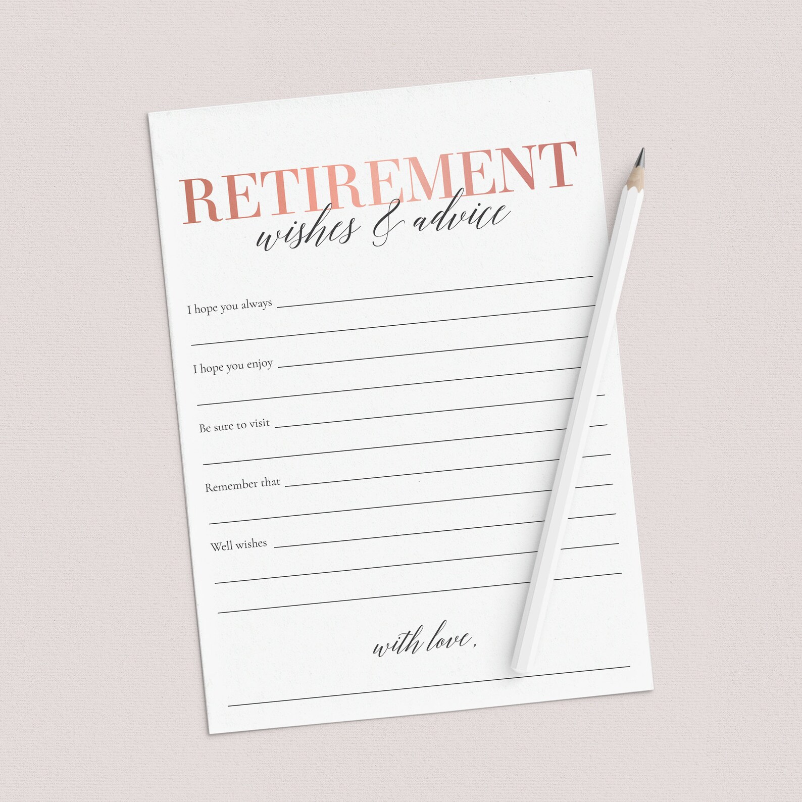 Retirement Wishes Printable Retirement Wish Cards for Women - Etsy