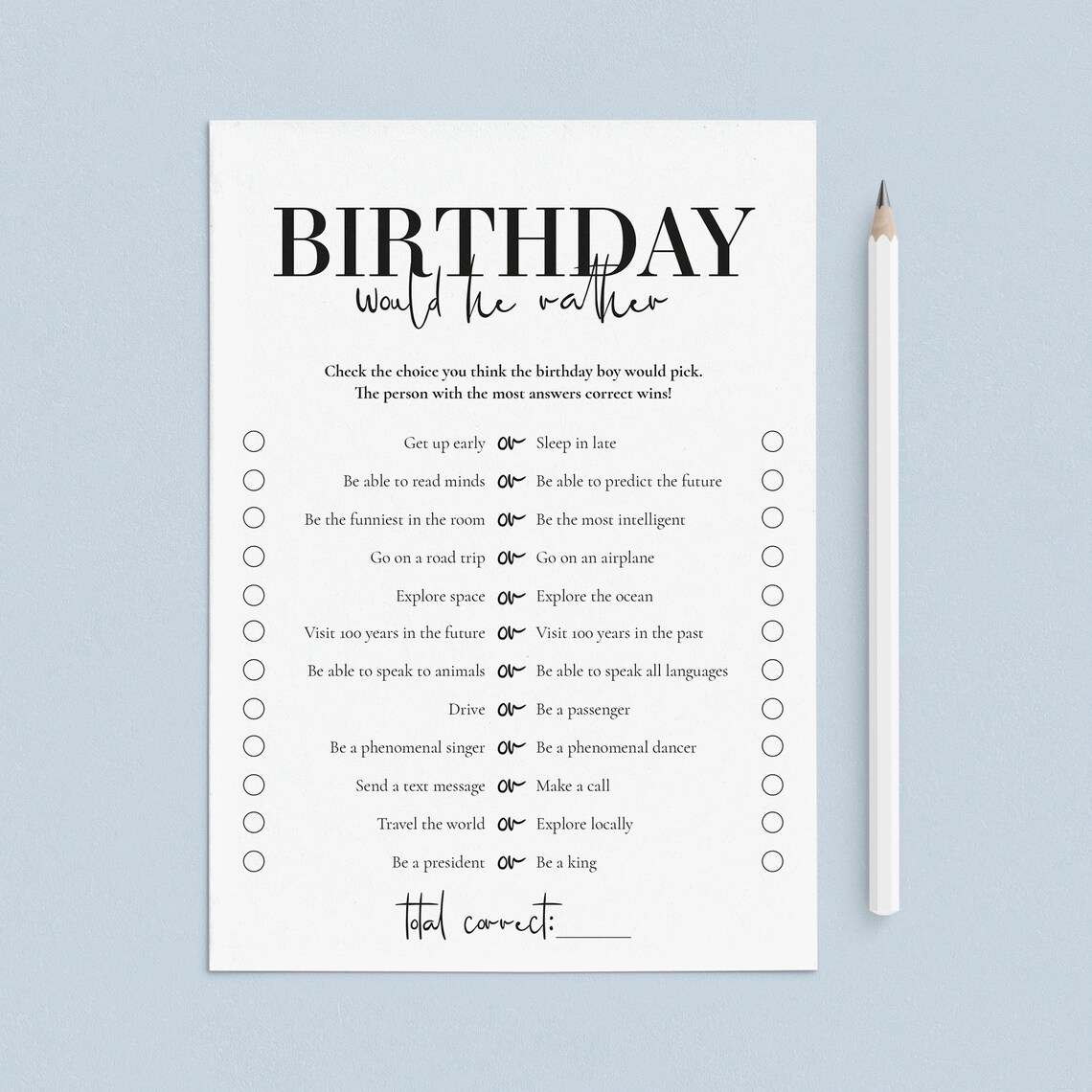 75th Birthday Games for Him Printable 75th Birthday Party Game - Etsy