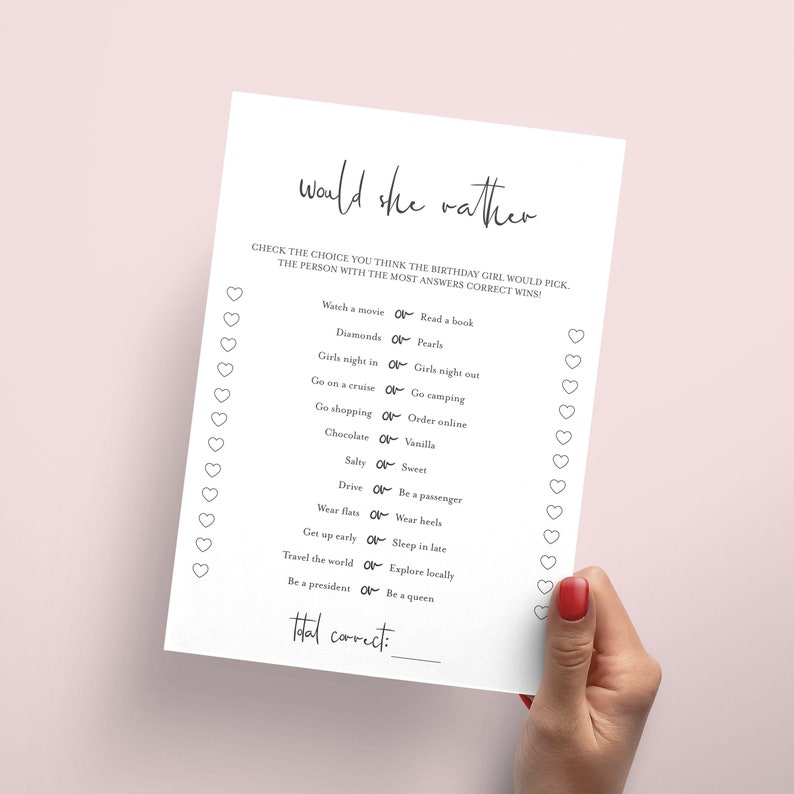 Printable Birthday Games For Her Birthday Party Game Bundle Instant Download Birthday Games Printable Girl Birthday Games 30th 40th 50th MM1 image 5