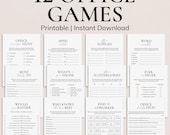 Printable Office Games for Work Games Team Building Games and Activities Office Party Games Work Icebreakers Fun Coworker Bingo Digital PP2