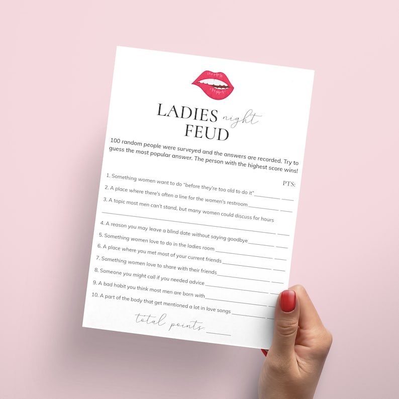 Girls Night Games Bundle Printable Ladies Night Adult Girls Trip Girls Night Out Games Fun Girls Night In Dirty Minds Girl Game Night RL1 zdjęcie 4