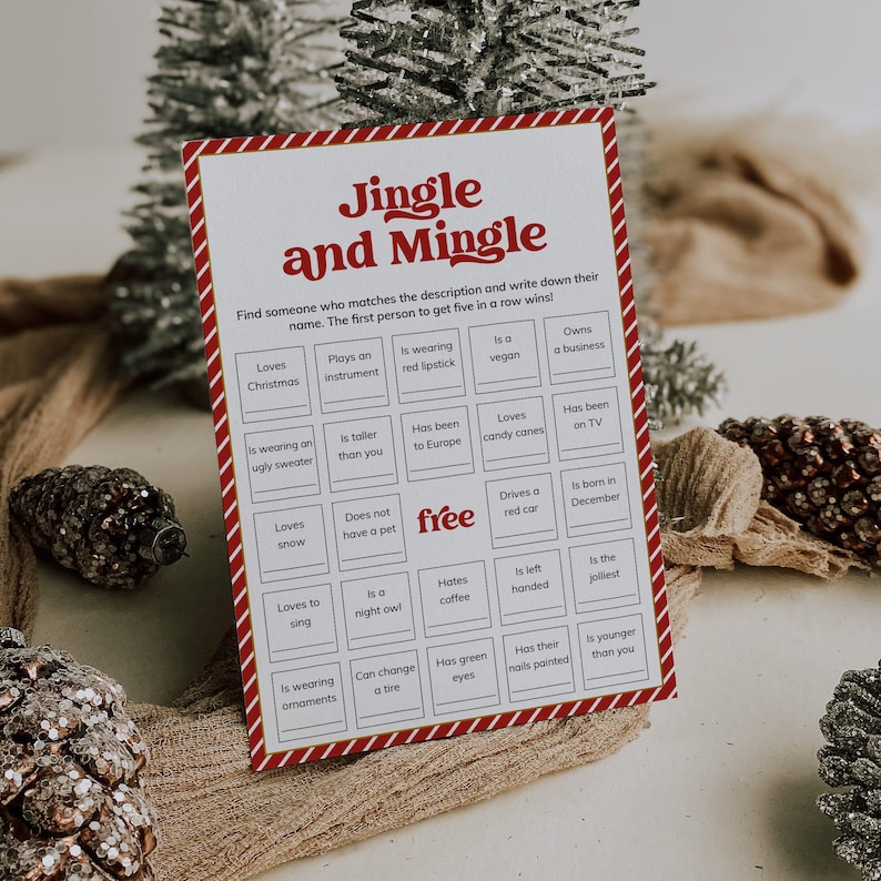 Holiday Party Games Bundle Printable Christmas Family Games Classic ...